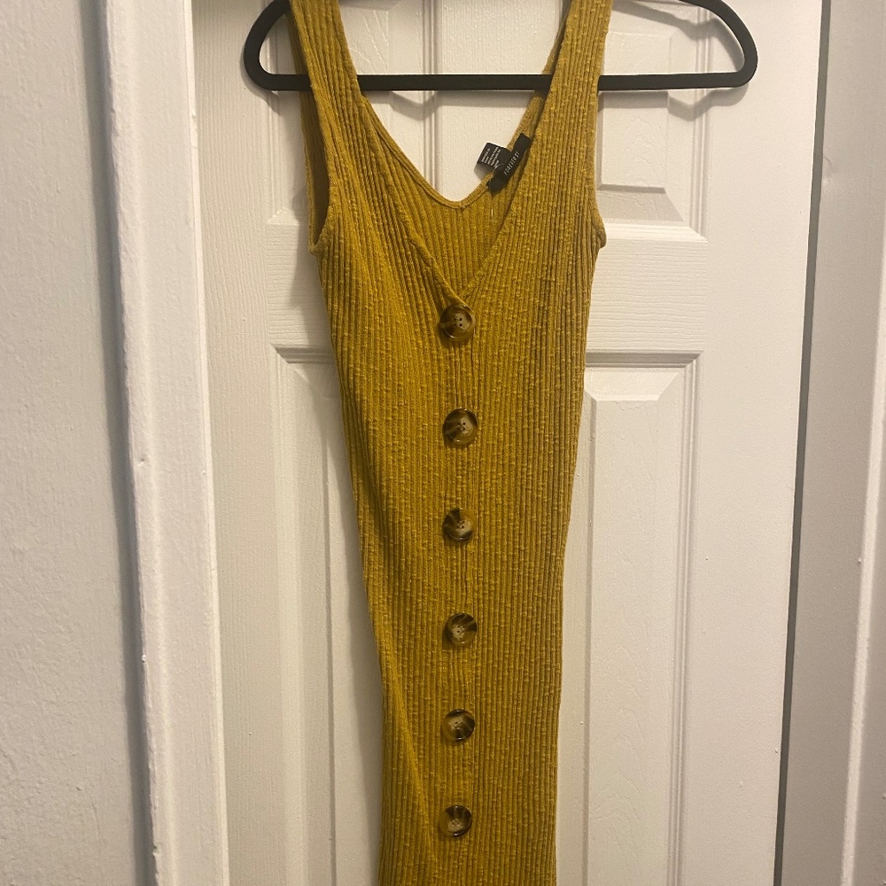 yellow vacation dress